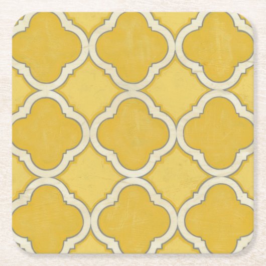 マーケットモチーフI スクエアペーパーコースター (正面)