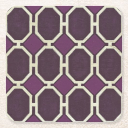 マーケットモチーフVIII スクエアペーパーコースター (正面)