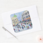 マーケットユダヤ通りペンザンス スクエアシール (封筒)