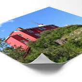 マーケットライトハウス – 赤ビッグレッド ポスター (角)