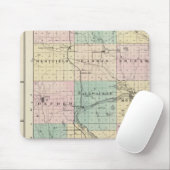 マーケット郡とウェストフィールドの地図 マウスパッド (マウス)