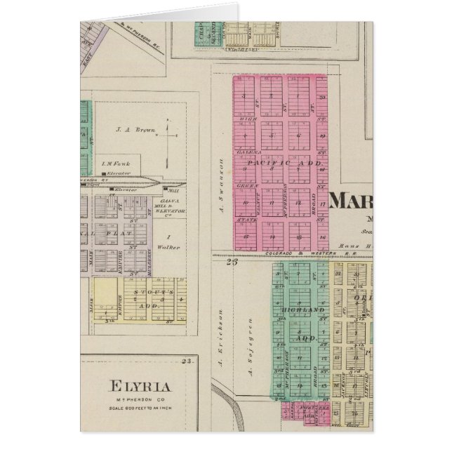 マーケット，コンウェイ，ガルバ，エリリア，エイムズ，カンザス (正面)