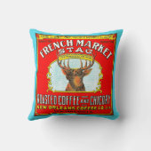 マーケッフランスのトのローストコーヒーとチコリー クッション (裏面)