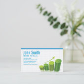 マーケティングの成長曲線SEOの忍者の名刺 名刺 (スタンド正面)