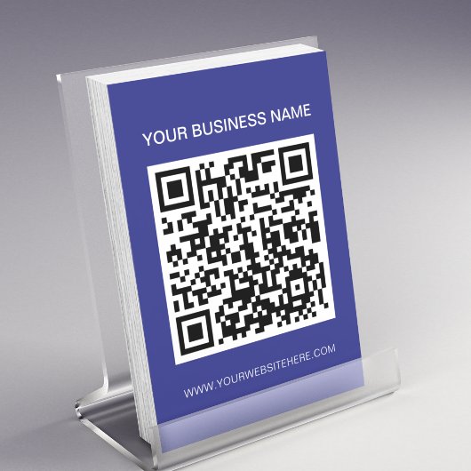 マーケティングカスタムプロモーションQRコードと文字 チラシ