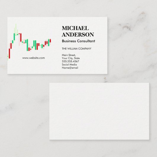 マーケティングコンサルティング | グラフデータグラフビジネスC 名刺 (正面/裏面)