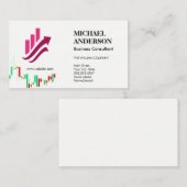 マーケティングコンサルティング | グラフデータフィンテクニカルデータ 名刺 (正面/裏面)