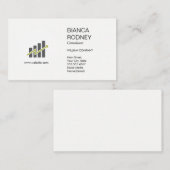 マーケティングコンサルティング | グラフ・データ・チャート 名刺 (正面/裏面)