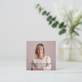 マーケティングディレクタ、コンサルタントマネージャプロフェッショナル スクエア名刺 (スタンド正面)