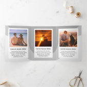 マーケティングバズ3つ折り文字折りホリデーカード 三つ折りクリスマスカード (内部)