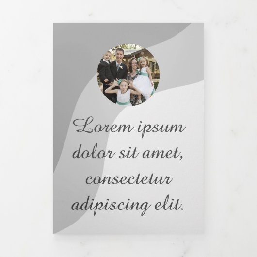 マーケティングバズ3つ折り文字折りホリデーカード 三つ折りクリスマスカード (カバー)