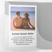 マーケティングバズ3つ折り文字折りホリデーカード 三つ折りクリスマスカード (内部最初)