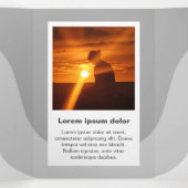 マーケティングバズ3つ折り文字折りホリデーカード 三つ折りクリスマスカード (内部中)