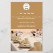 マーケティングビジネスロゴlイベント計画 チラシ (正面)