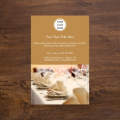 マーケティングビジネスロゴlイベント計画 チラシ