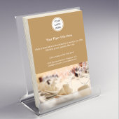 マーケティングビジネスロゴlイベント計画 チラシ