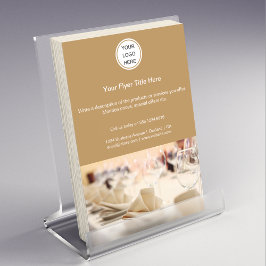 マーケティングビジネスロゴlイベント計画 チラシ