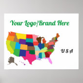 マーケティングプロモーションのカスタマイズ可能なポスター ポスター (正面)