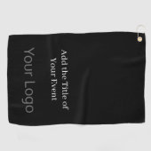 マーケティングプロモーションビジネスあなたのロゴ ゴルフタオル (横)