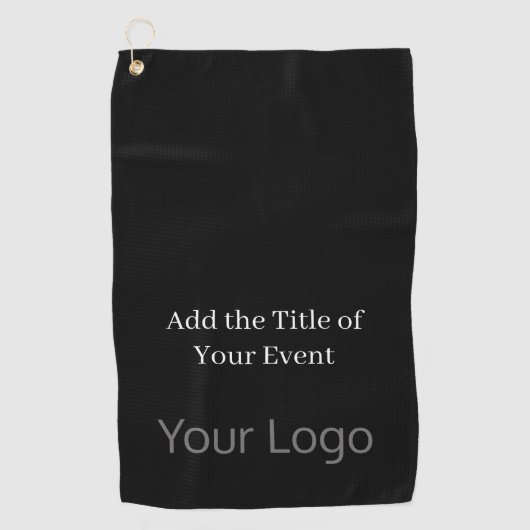 マーケティングプロモーションビジネスあなたのロゴ ゴルフタオル (正面)