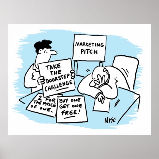 マーケティングマネージャ(営業キャンペーンアイディア) ポスター (正面)