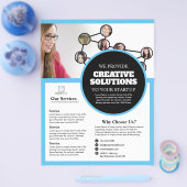 マーケティング代理店事業者 チラシ (シングル)