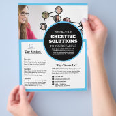 マーケティング代理店事業者 チラシ (手)