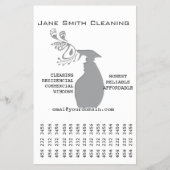 マーケティング催涙トレンディーモダン噴霧ボトル チラシ (正面)