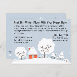 マーケティング又は農業冬実在財団 シーズンポストカード