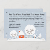 マーケティング又は農業冬実在財団 シーズンポストカード (正面/裏面)