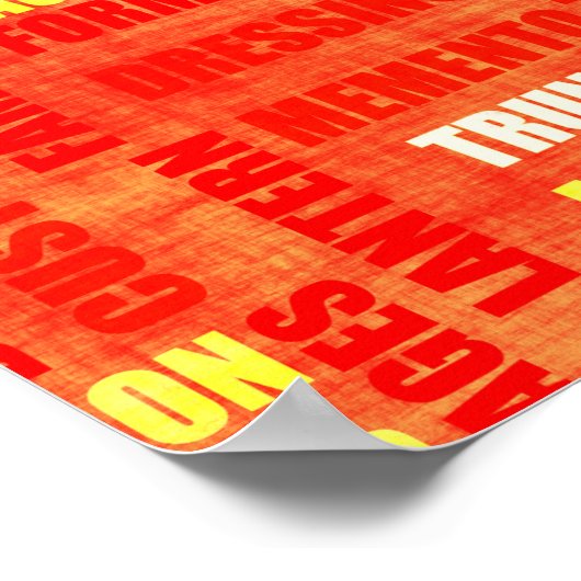 マーケティング広告としてのハロウィーンの背景 ポスター (角)