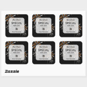 マーケティング担保新年の発表 スクエアシール (シート)