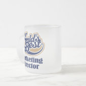 マーケティング担当重役ギフト フロストグラスマグカップ (正面左)