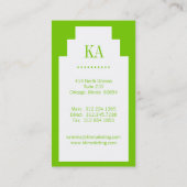 マーケティング担当重役名刺 名刺 (裏面)