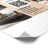 マーケティング用のビジネスパンフレット ポスター (角)