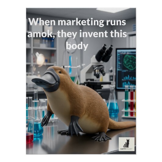 マーケティング走が作り出した体 ポスター (正面)