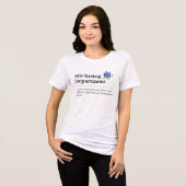マーケティング部門チーム評価の引用 トライブレンドTシャツ (正面全面)