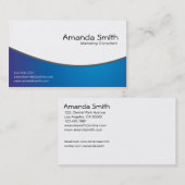 マーケティング・コンサルタント-名刺 名刺 (正面/裏面)