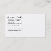 マーケティング・コンサルタント-名刺 名刺 (裏面)