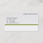 マーケティング・コンサルタント-名刺 名刺 (裏面)