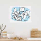 マーケティング・マネージャがセールス・ピッチに耐える ポスター (キッチン)