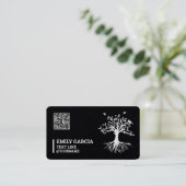 マーケティングMLMカスタムQR 名刺 (スタンド正面)