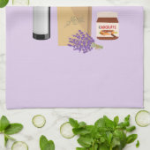 マーケフランスのットラベンダー キッチンタオル (折り畳み)