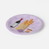 マーケフランスのットラベンダー ペーパープレート (アングル)
