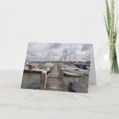 マーケンオランダのボートとヨット付き桟橋 シーズンカード (裏面)