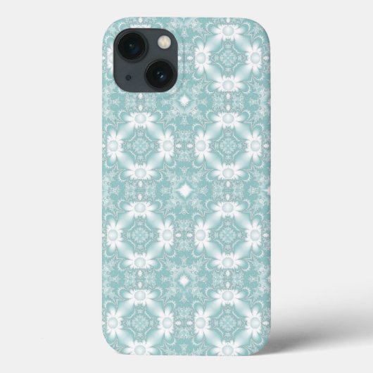 マーゲライト、デイジーの花はアイスブルー Case-Mate iPhoneケース (裏面)