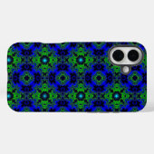 マーゲライト、デイジーの花は青い緑の黒 Case-Mate iPhoneケース (裏面 (横))