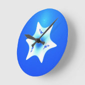 マーゲン・ラバン ラウンド壁時計 (傾斜)