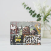 マーコザ,落書き,スペインはがき ポストカード (スタンド正面)