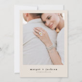 マーゴット ラスティック ダスティ ローズ ブラッシュ フローラル ウェディング 招待状 (裏面)